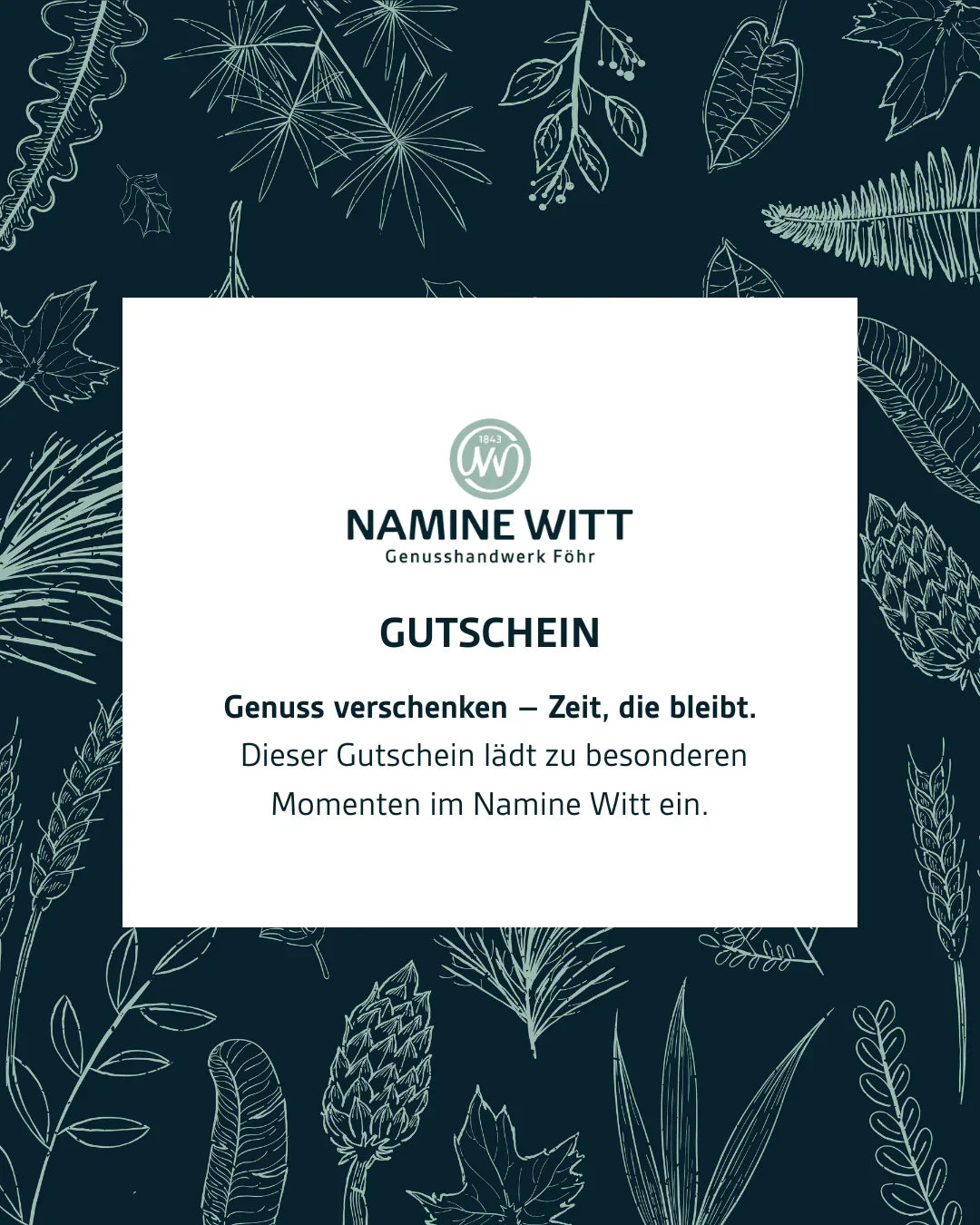 Restaurant Gutschein - Namine Witt