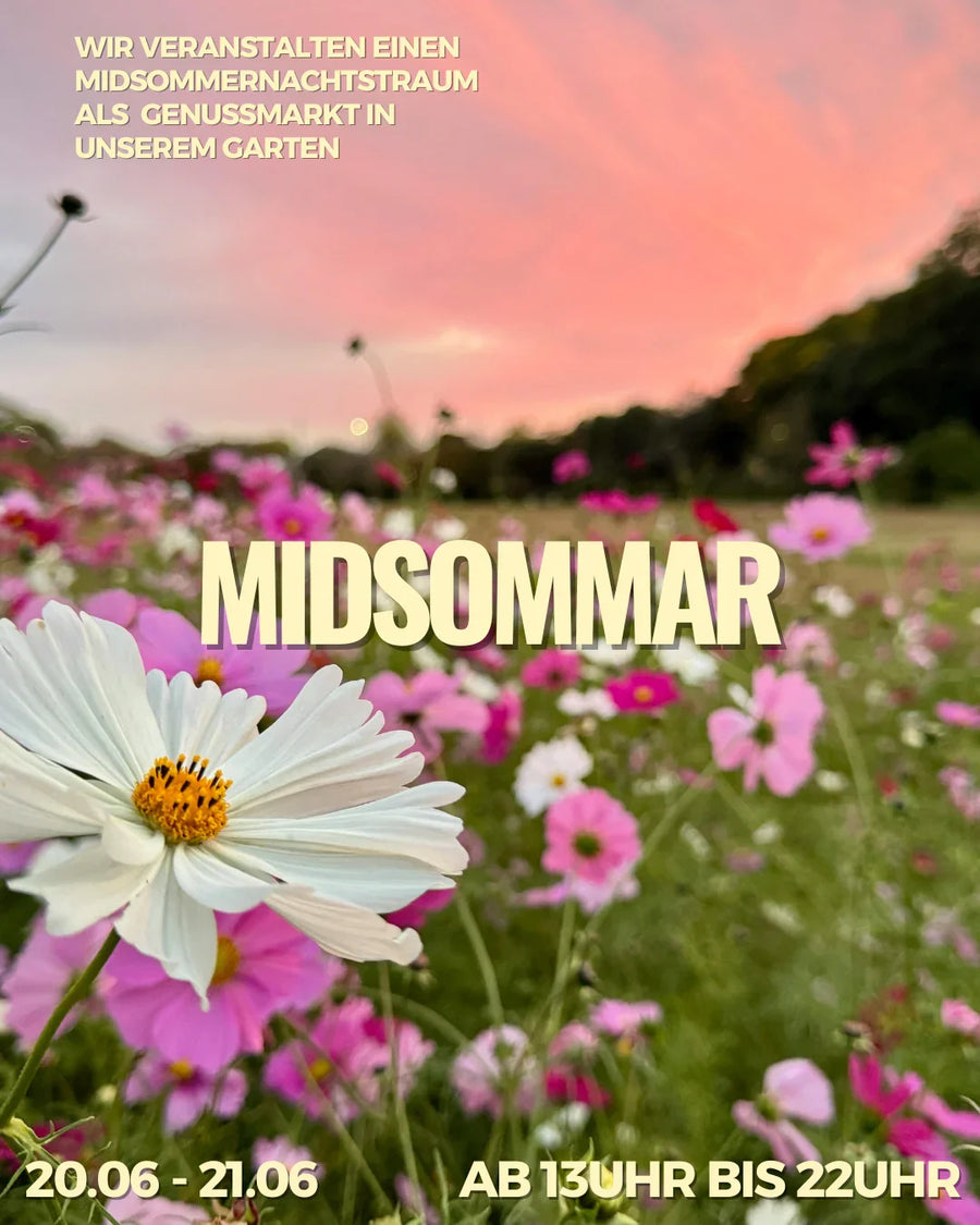 Midsommar Genussmarkt im Garten der Namine Witt am 20. & 21. Juni 2026